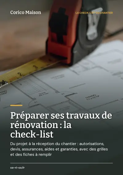 Couverture de l'ebook Préparer ses travaux de rénovation : la check-list